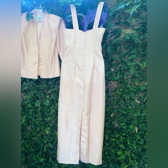 Vintage 2pc Long Dress and Coat Set Size 6 - Picture 3 of 17